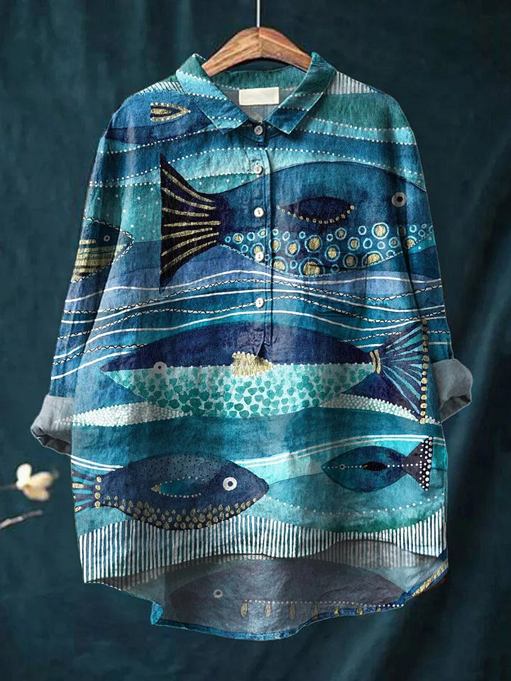 オーシャンアートシャツ